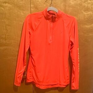 Women's Long-Sleeve Tee in Bright Coral